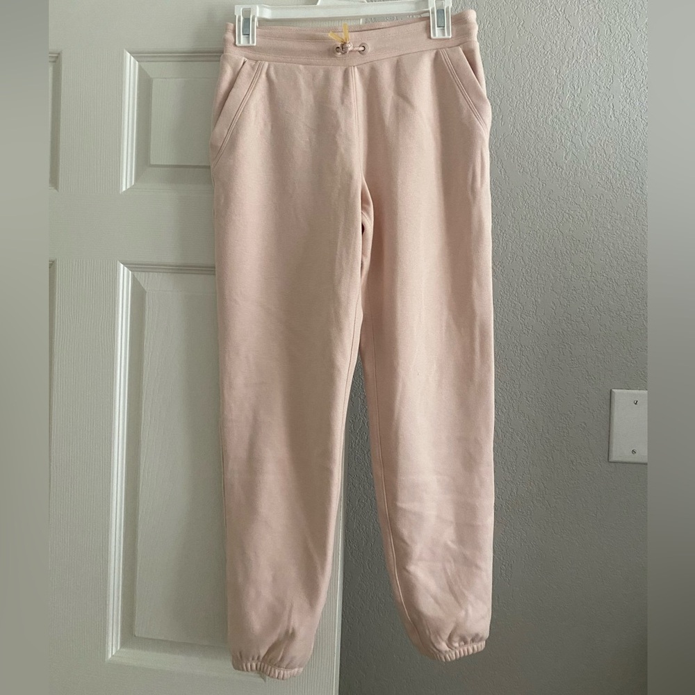 Athleta Girl light pink sweatpants